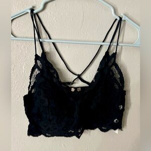 Free People Midnight Lace Bralette XS